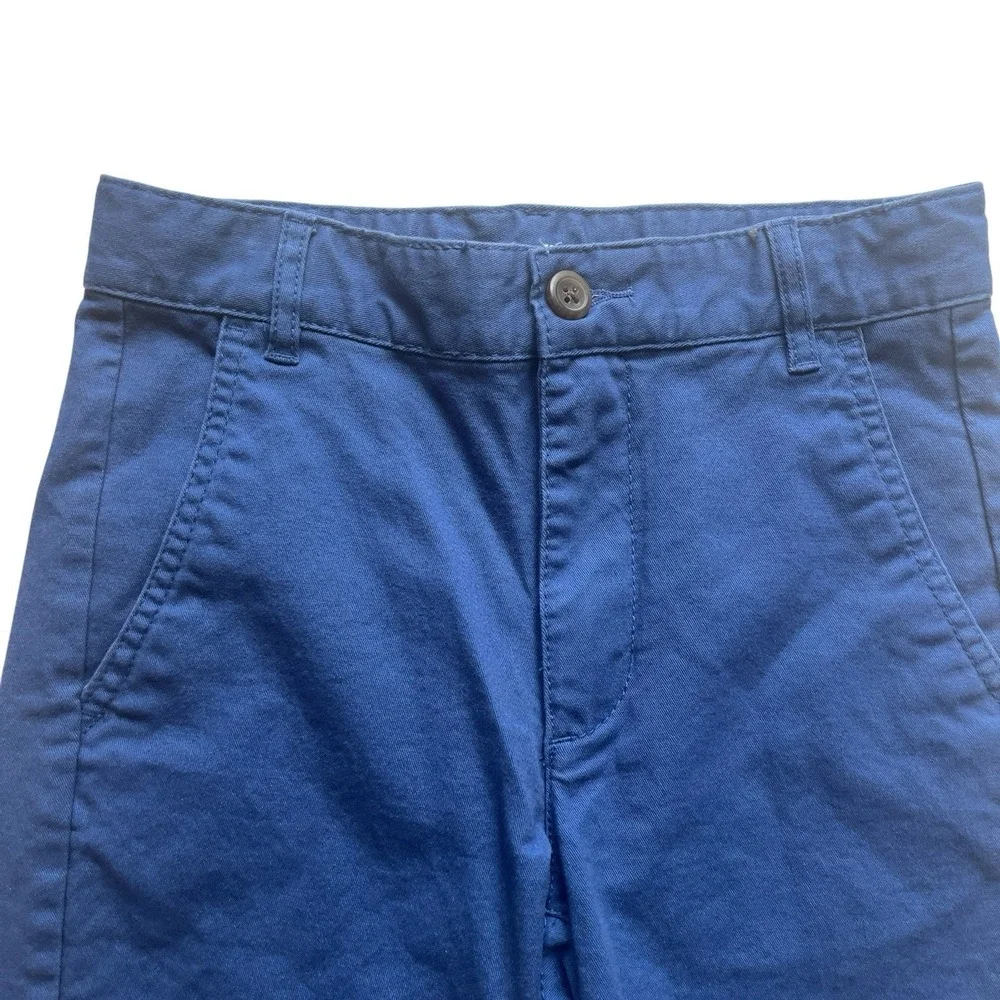 Old Navy Boy's Size 12 Slim Chino Shorts Blue Basic Preppy School